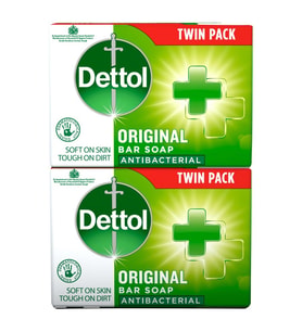 Dettol Antibacterial Bar Soap Original Sabun 2x100gr