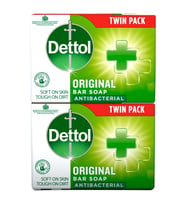 Dettol Antibacterial Bar Soap Original Sabun 2x100gr