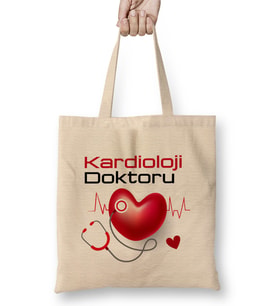 Kardioloji Doktoru Bez Çanta Uzun Saplı