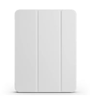 Apple iPad Pro 11 2025 M5 Uyumlu Zore Smart Cover Kalem Bölmeli Standlı 1-1 Kılıf (Gri)