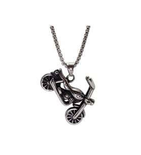 Ottoman Chopper Motorcu Çelik Erkek Kolye Zincir
