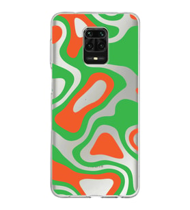 Xiaomi Redmi Note 9 Pro Uyumlu Kapak Renkli Desen Tasarımlı Şeffaf Silikon Kılıf