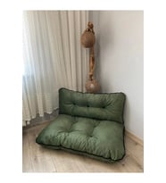 Petek Önü Yer Minderi Bahçe Palet Minderi İkili Takım