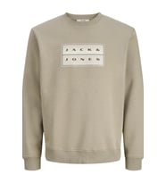Jack & Jones JCOFUSION Erkek Bisiklet Yaka Box Fit Sweatshirt Günlük Rahat