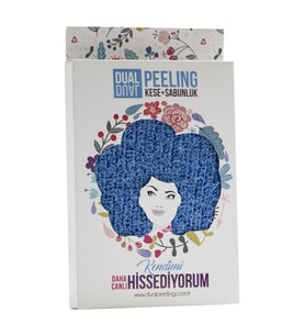 EKER - DUAL PEELING KESE SABUNLUK (MAVİ)