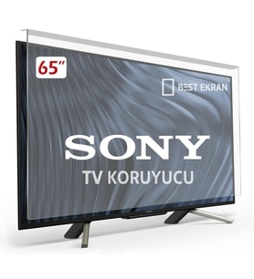 Sony KD-65X8505B Tv Ekran Koruyucu - Sony 65" inç 164 Ekran Kırılmaz Koruyucu