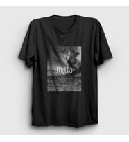 Presmono Unisex Siyah Disaster Mgla T-Shirt 378411tt