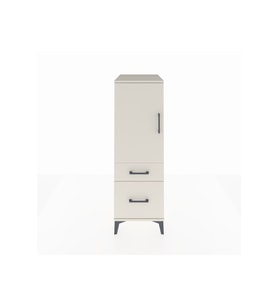 Kronos Dolap 2 Raflı 2 Çekmeceli Tek Kapaklı 44x59x134 Aytaşı-Aytaşı
