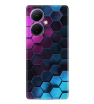 Vivo V29 Lite Kılıf Resimli Desenli Silikon Platinium Series Petek 1825