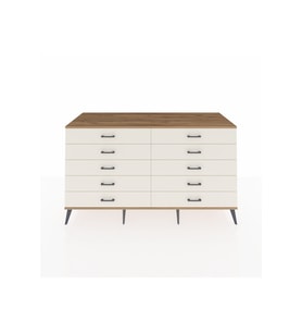 Kronos Konsol 10 Çekmeceli  176x59x99 Aytaşı-Çam/Aytaşı