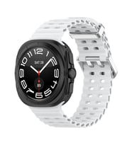 Samsung Galaxy Watch Ultra 47mm Uyumlu Zore KRD-118 Tırtıklı Tasarım Silikon Kordon