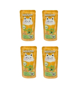 4 Paket Mhauw Kediler İçin Somonlu Çorba 80 Gr 