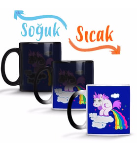 Unicorn 04 Sihirli Kupa Bardak Porselen