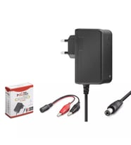 Hightek HT5055 6V 1.2A 7.2W Krokodil Maşa Uçlu Akü Şarj Adaptörü - Siyah - 1 ADET