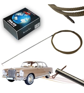 Mercedes W108 / W109 Coupe (2 Kapı) 1966-1972 1097800089 İçin Sunroof Teli (Tüylü; Ses Yapmaz)
