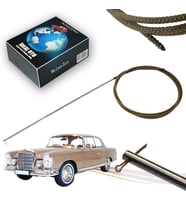 Mercedes W108 / W109 Coupe (2 Kapı) 1966-1972 1097800089 İçin Sunroof Teli (Tüylü; Ses Yapmaz)