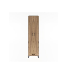 Hyperion Dolap 6 Raflı Tek Çekmeceli 2 Kapaklı 60x44x243 Aytaşı-Çam