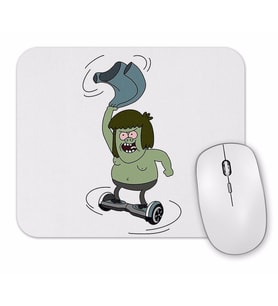 Regular Show Muscle Man Spinning On A Hoverboard Mouse Pad.jpg