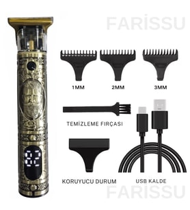Dearling Şarjlı kablosuz Saç ve Sakal Kesme Makinesi
