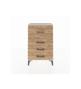Arges Komodin 4 Çekmeceli 60x30x96 Aytaşı-Çam