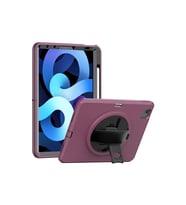 Apple İpad 2022 10.9 (10.nesil) Kılıf Hand Strap Tablet Kılıfı - Mürdüm