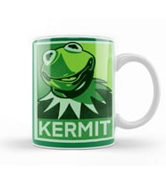 Green Kermit Kupa Bardak Porselen