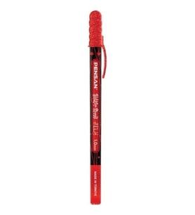 PENSAN JELY 2800 GLITTER SİMLİ JEL KALEM 1.0 KIRMIZI