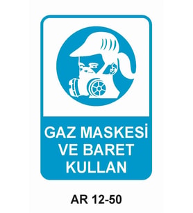 İŞ GÜVENLİĞİ UYARI LEVHASI 1 ADET PVC 21 X 29CM