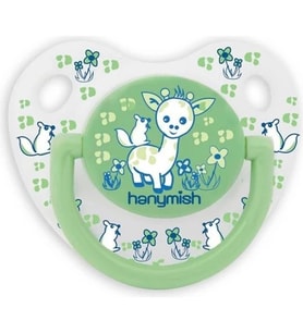 Hanymish HanymishMini Silikon Damaklı Emzik No: 3 Yeşil
