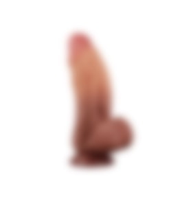 Konyax Seri Platin Çift Katmanlı 10 inç 25,4 cm Dildo