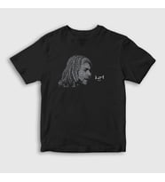 Presmono Unisex Çocuk Siyah Words Nirvana Kurt Cobain T-Shirt 36106tt