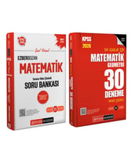 Pegem Yayınları 2026 KPSS Matematik Soru Bankası ve Deneme Seti 2 Kitap