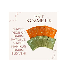 Susuz Manikür ve Pedikür Eldivenli Bakım Seti 5'li, rahat ve pratik kullanım
