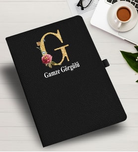 Kişiye Özel harf Tasarımlı  İsme Özel Defter