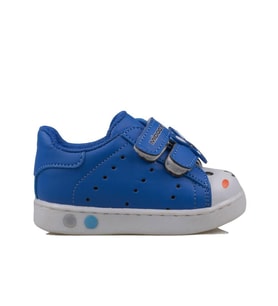 Trend Adımlar Saks Mavi Işıklı İlk Adım Bebe Sneaker (SAKS MAVI)
