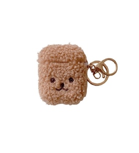 Schulzz Airpods 1. ve 2. Nesil Peluş Tüylü Köpek Koruyucu Kılıf