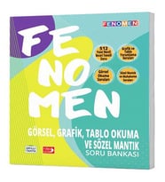 FENOMEN 8.SINIF GÖRSEL GRAFİK TABLO OKUMA VE SÖZEL MANTIK SORU BANKASI