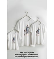 Babalar Günü Babaya hediye Unisex T-shirt/Tişört - TÜM YAŞ GRUPLARI (Beyaz)