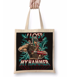 Thor I Lost My Hammer Bez Çanta Uzun Saplı