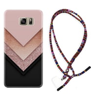 Samsung S7 Edge S20 Fe Plus Ultra S21 S22 Kılıf Boyun Asklı Rasta Silikon Great Marble 1405