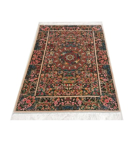 Saf İpek Makina Halı Ebat: (100 x 150) cm