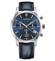 Claude Bernard CB.10231 3 BUIN Kadın Kol Saati (Koyu Mavi)