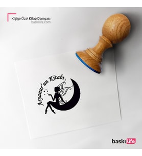 Kişiye Özel Kitap Damgası Kitap Mührü Kaşe Kitap Mühür Özel Damga 305