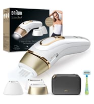 Braun IPL Silk·expert Pro 5, Evde Tüy Alma, Çanta, Venus Tıraş Makinesi, 3 Başlık ile, PL5242