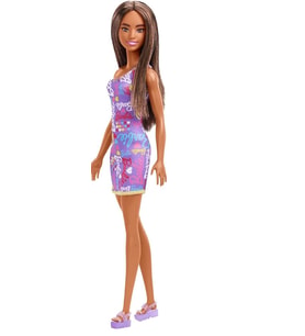 Barbie Mor Elbiseli