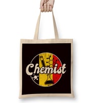 Chemist German Flag Chemistry Scientist Pharmacist Lab Tech Bez Çanta Uzun Saplı