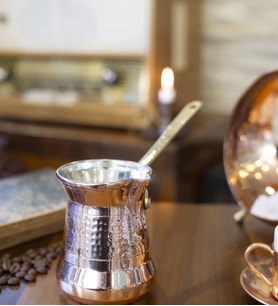 BAKIR CEZVE MODEL TASARIM EKSTRA KALIN 5 KİŞİLİK