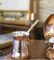 BAKIR CEZVE MODEL TASARIM EKSTRA KALIN 5 KİŞİLİK