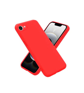 Apple İphone 16e Kılıf Nano İçi Kadife Silikon - Kırmızı