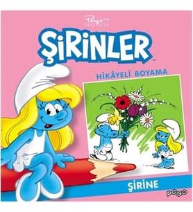 Şirine Hikayeli Boyama - Şirinler